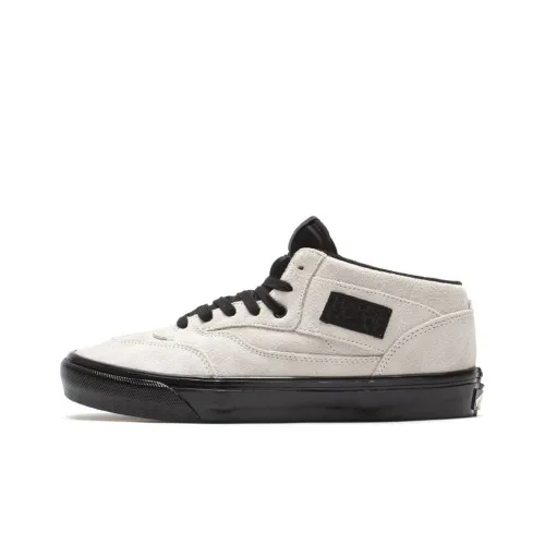 Vans Half Cab Skateboard Shoes Unisex Mid-Top Gray