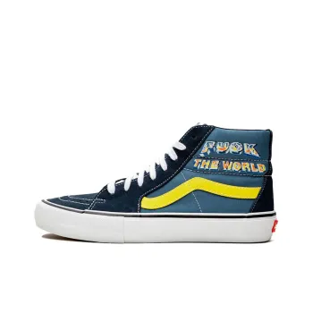 Sk8 Supreme X Vans Hi 'Fuck The World Navy'