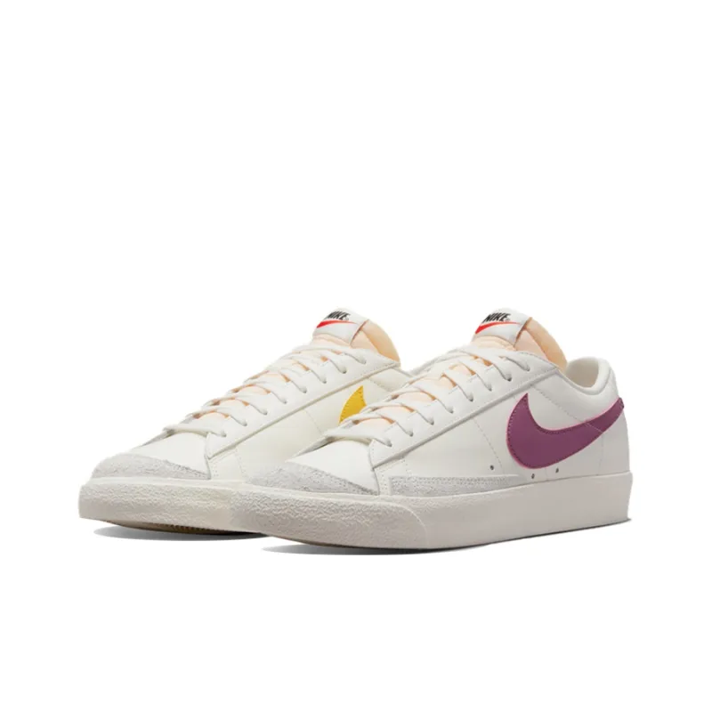 Nike Blazer Low 77 Vintage Sail Light Bordeaux Vivid Sulfur-2