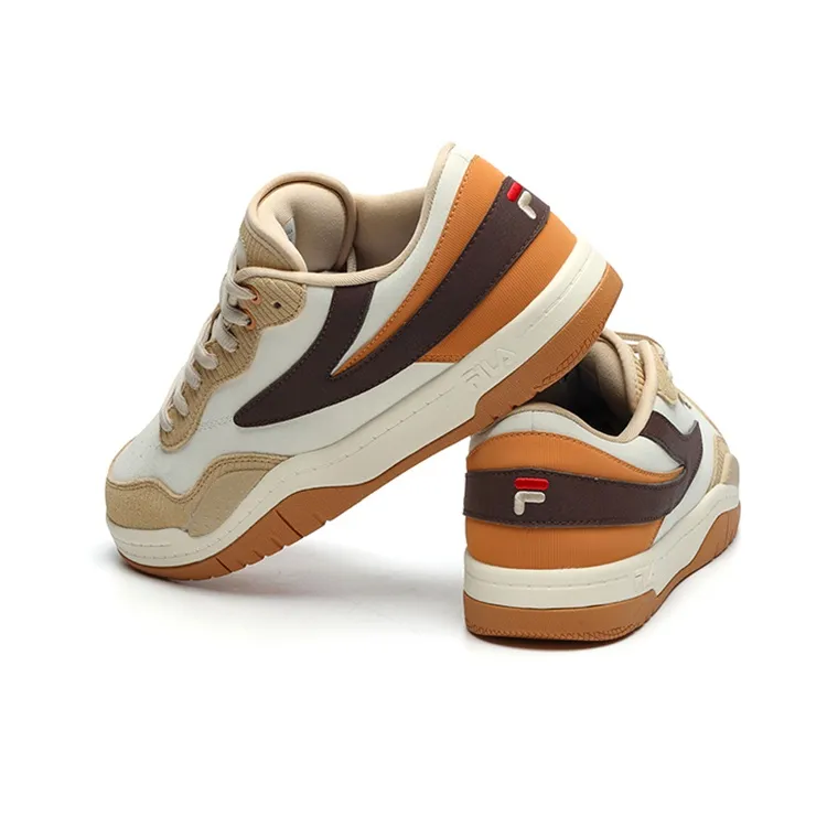 FILA FUSION T88 SKB Anti Slip Wear Resistant Low Top Skateboard Shoes Men's Wheat-3
