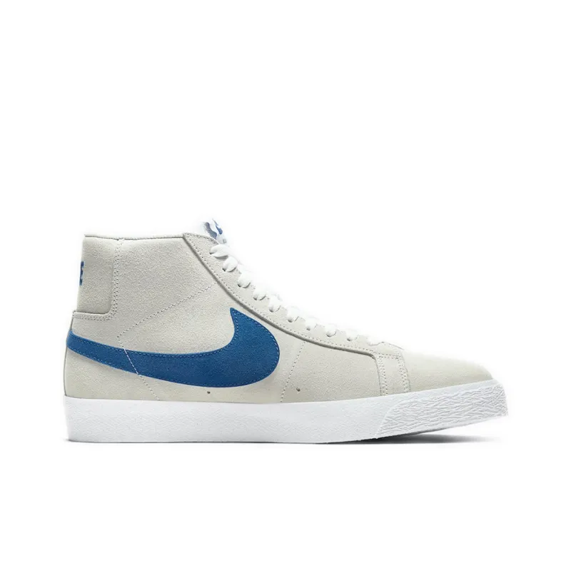 Nike Sb Zoom Blazer Mid White Cerulean-1