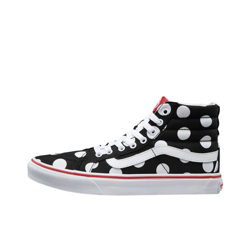 Vans SK8 Hi Slim Polka Dots 'Black White' Women's-0