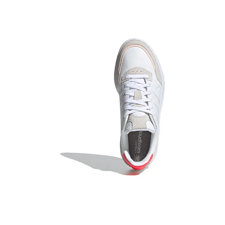 Adidas Courtmaster White Signal Pink Women's-4