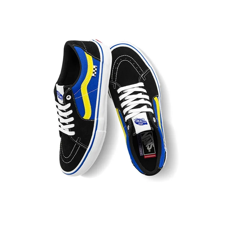 Vans Unisex SK8 Low Sneakers Black/Blue-4