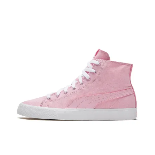 PUMA Bari Skateboard Shoes Women's High-Top White/Pink