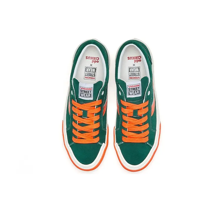 Odd CIRKUS x Vision Street Wear Astley Pro Low Top Skateboard Shoes Unisex Green-3