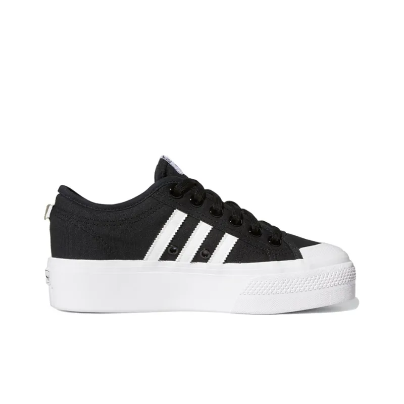 Adidas Nizza Platform Black Women's-1