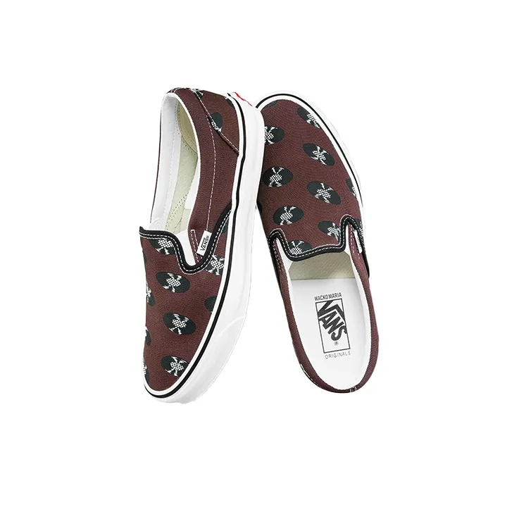 Vans Wacko Maria X Og Classic Slip On 'Brown Records'-3