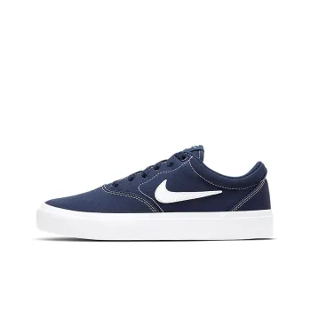 Nike SB Charge Canvas Slip Resistant, Abrasion Resistant, Lightweight Low Top Skateboard Shoes GS Marine Blue