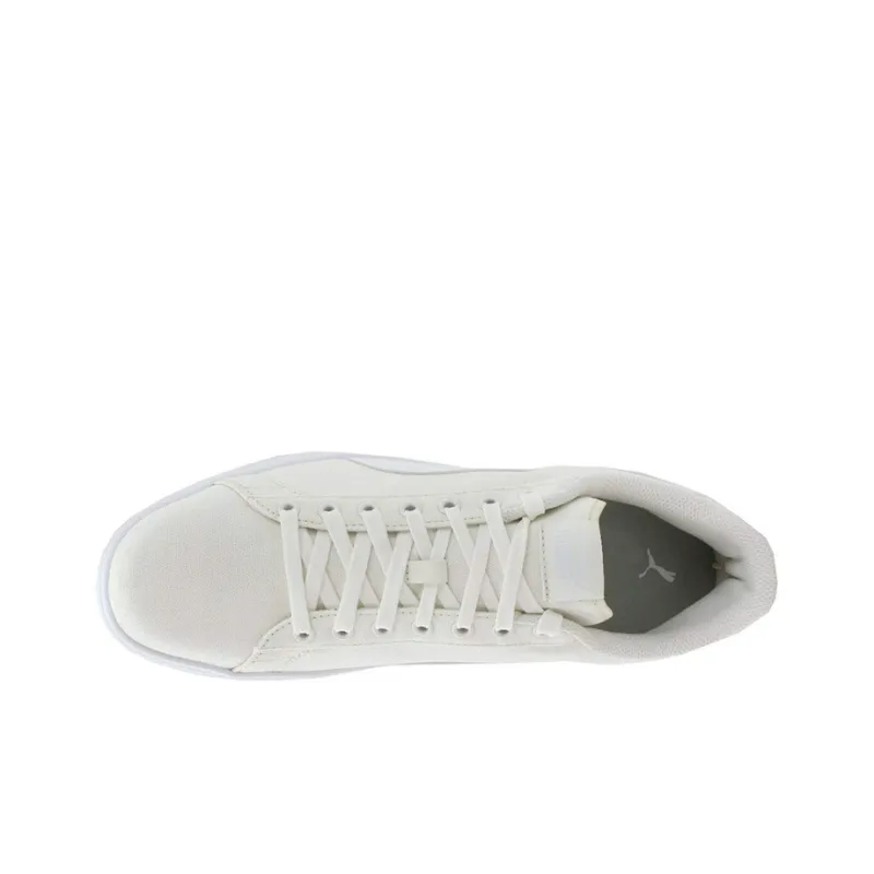 PUMA Smash V2 Canvas 'Silver Grey White'-2
