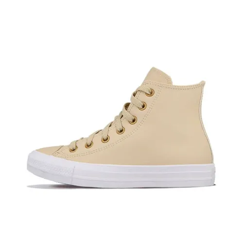 Converse Chuck Taylor All Star Skateboard Shoes Women's High-Top Milk White/Brown