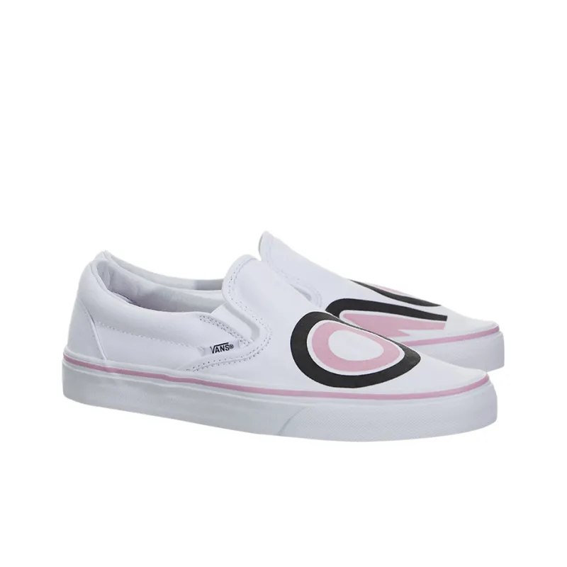 Vans Classic Slip On Sayings True White-1