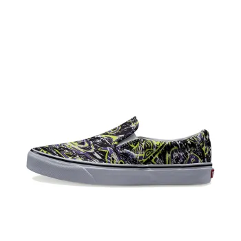 Vans Classic Slip On Multi Color 'Black Green Purple'