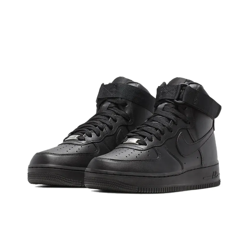 Nike Air Force 1 High 'Triple Black' Women's-2
