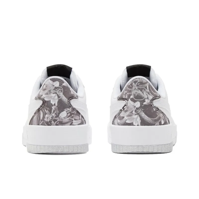 PUMA Carina Crew Untamed Su For Casual Shoes White/Black Women's-4