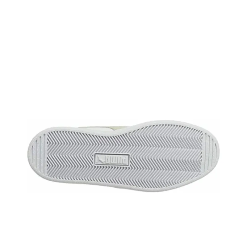 PUMA Mid Leather Fur Lined Cozy Stay Warm Mid Top Casual Skate Shoes Unisex White Fleece Lined-4
