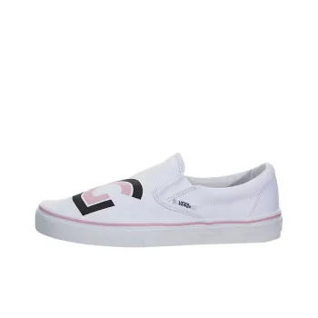 Vans Classic Slip On Sayings True White