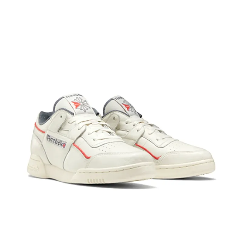 Reebok Workout Plus White Skate Shoes-2