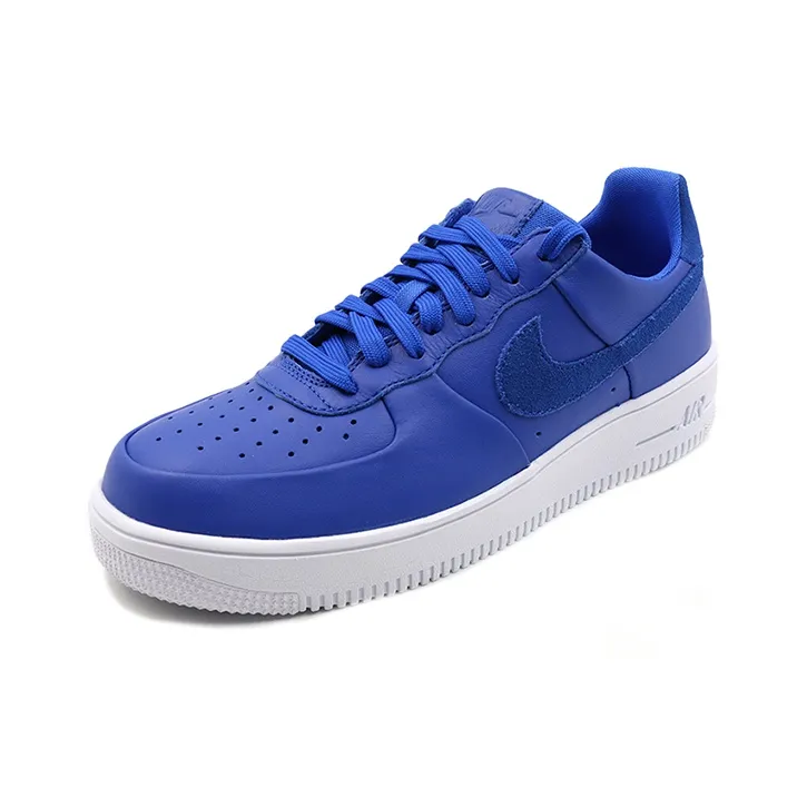 Nike Air Force 1 Ultraforce Lthr Wear-resistant And Lightweight Low-Top Skateboard Shoes Men's Blue White-1