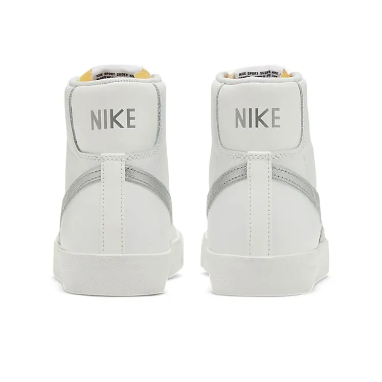 Nike Blazer Mid 77 White Silver Metallic Women's-4