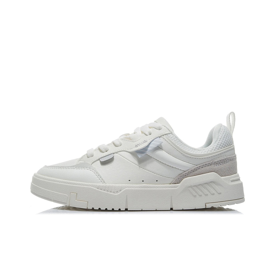 LINING Star Sugar Skateboard Shoes Women's Low-Top White US