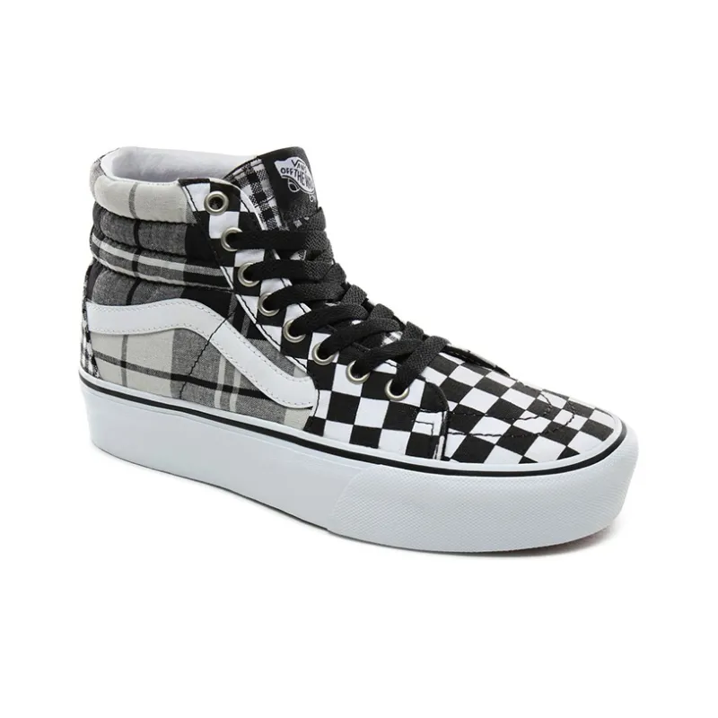 Sk8 Vans Hi Platform 'Plaid Checkerboard'-2