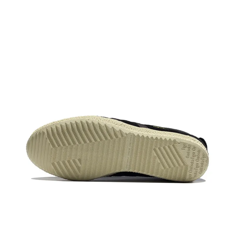 Onitsuka Tiger Mexico Delegation Wear-resistant And Lightweight Low-Top Skateboard Shoes Unisex Black Brown-3