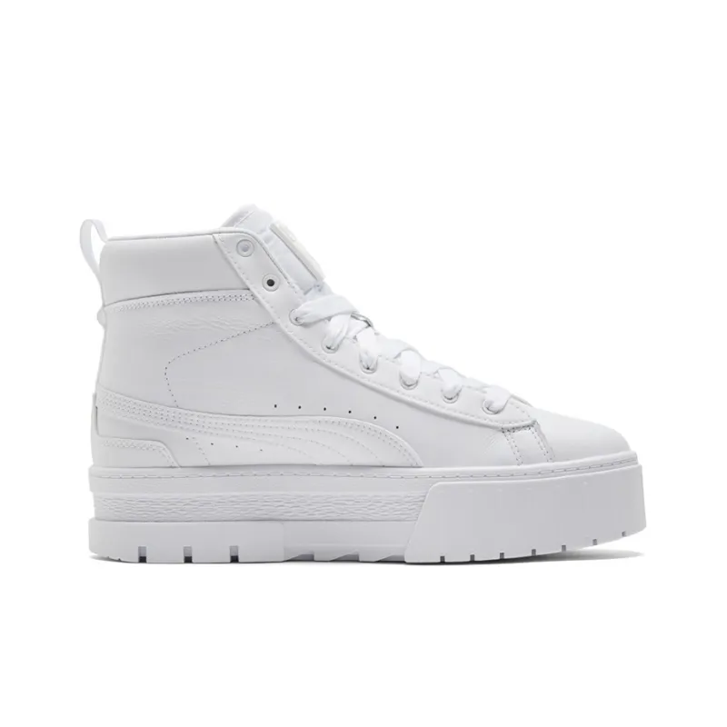 PUMA Mayze Mid 'Triple White' Women's-1