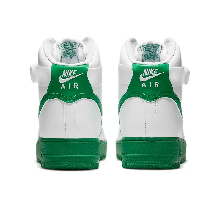 Nike Air Force 1 High White Green Midsole-4
