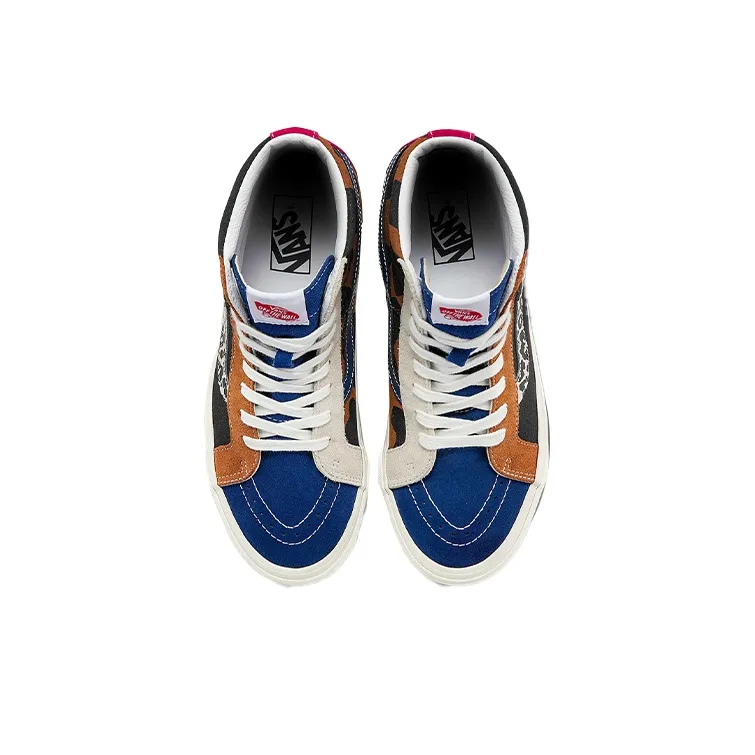 Vans Unisex Anaheim Factory Sk8 hi 38 Dx High Top Sneakers Black/Blue/Brown-2