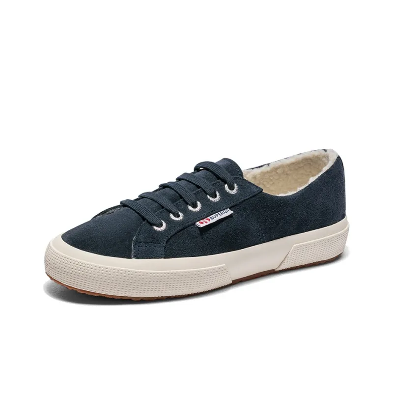 SUPERGA Low Top Skateboard Shoes Unisex Navy Blue-1