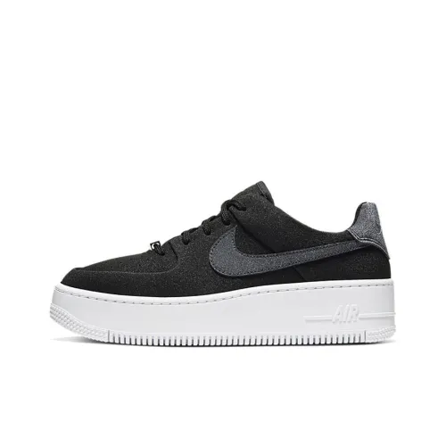 Nike Air Force 1 Skateboard Shoes Women's Low-Top Black