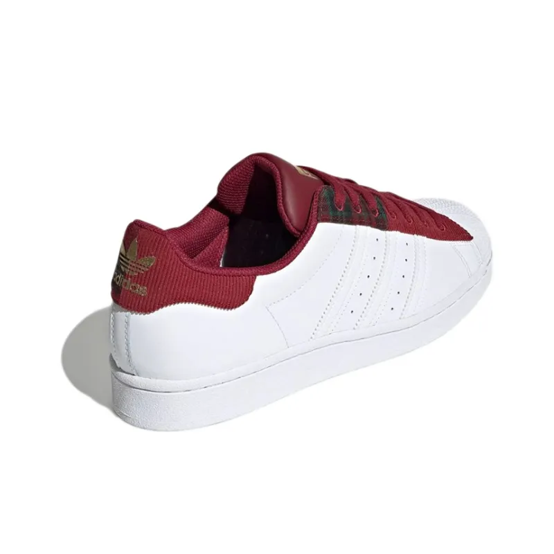 Adidas Superstar Collegiate Burgundy Cloud White-3