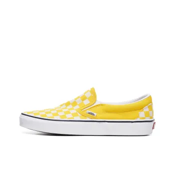 Slip On Classic Vans 'Checkerboard Cyber Yellow'