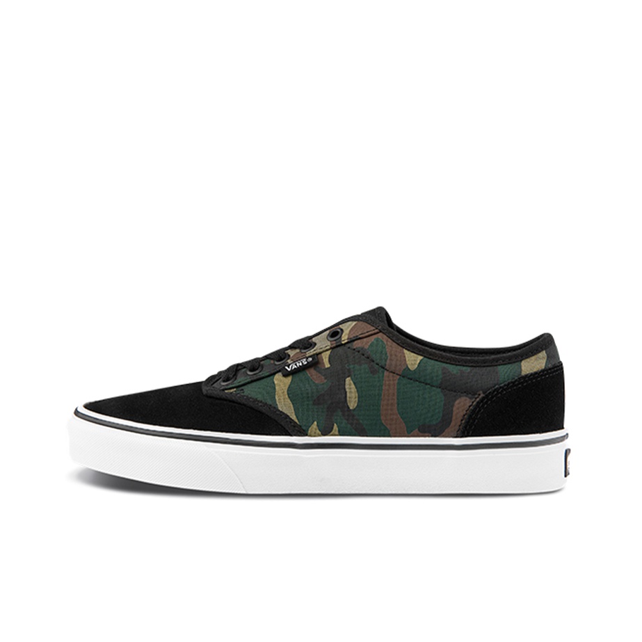 New Vans Atwood Checkerboard good Camo Black Sneakers