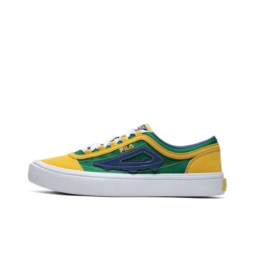 FILA FUSION Skate Skateboard Shoes Men Low-Top Aloe Green/Blushing Grass