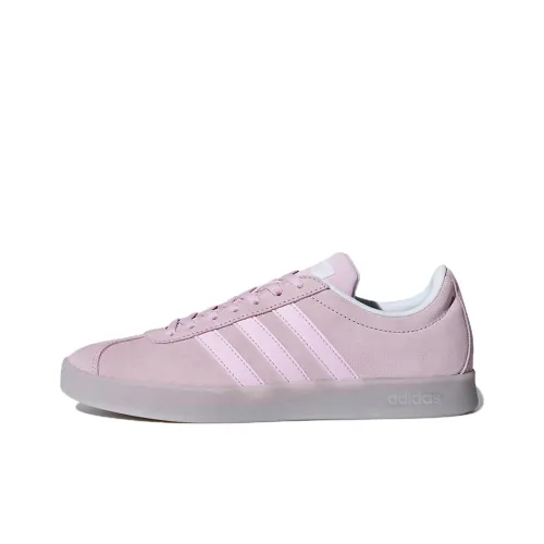 Adidas Neo VL Court 2.0 Skateboard Shoes Women's Low-Top Pink