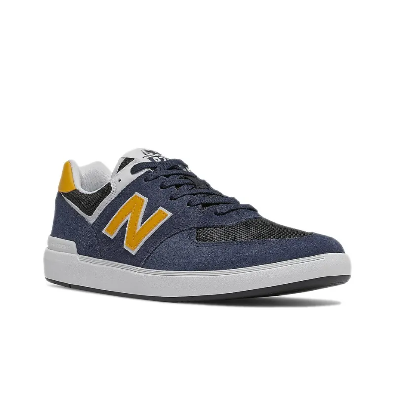 New Balance 574 Navy Yellow-2