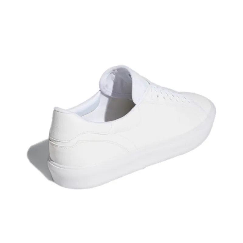 Adidas Originals Abaca Low-Top Skateboard Shoes Men's Pure White-3