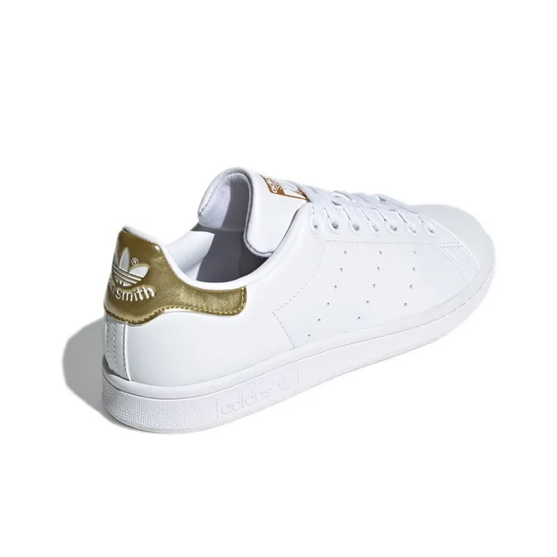 Adidas Stan Smith White Gold Metallic Women's-3
