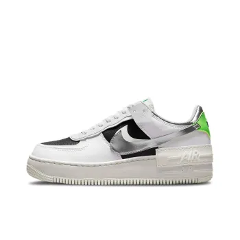 Nike Air Force 1 Shadow 'White Black Metallic Silver' Women's