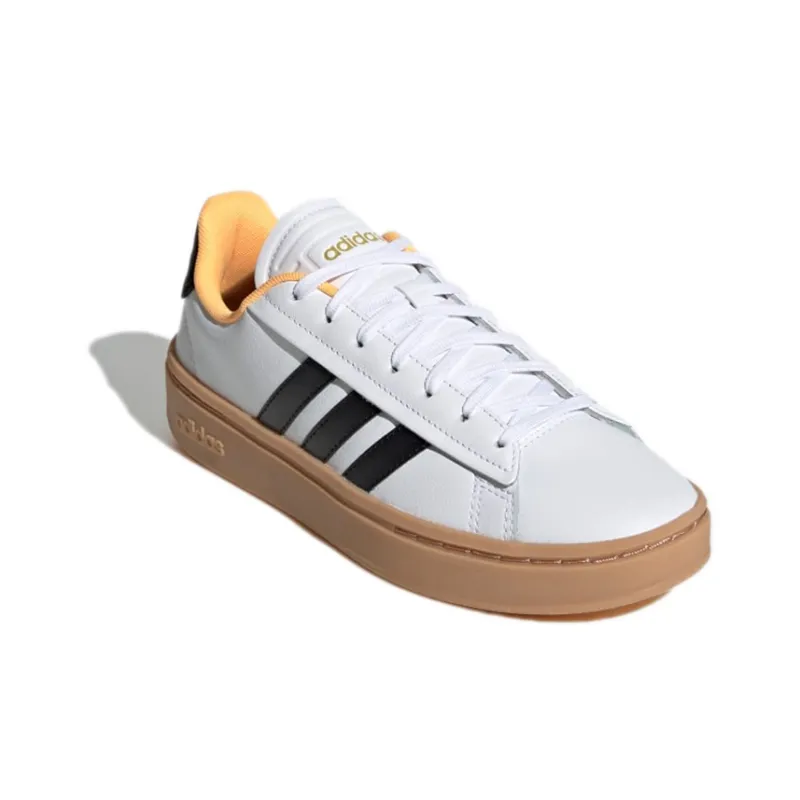 Adidas Grand Court Alpha 'White Flash Orange' Women's-2