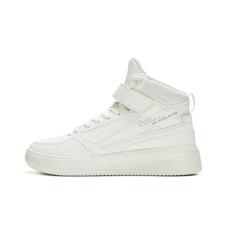 361° Skateboard Shoes Women's High Top White-0