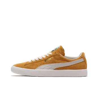 PUMA Suede 90681 Honey Mustard Balanced Wear-Resistant Low-Top Skateboard Shoes Men's Yellow