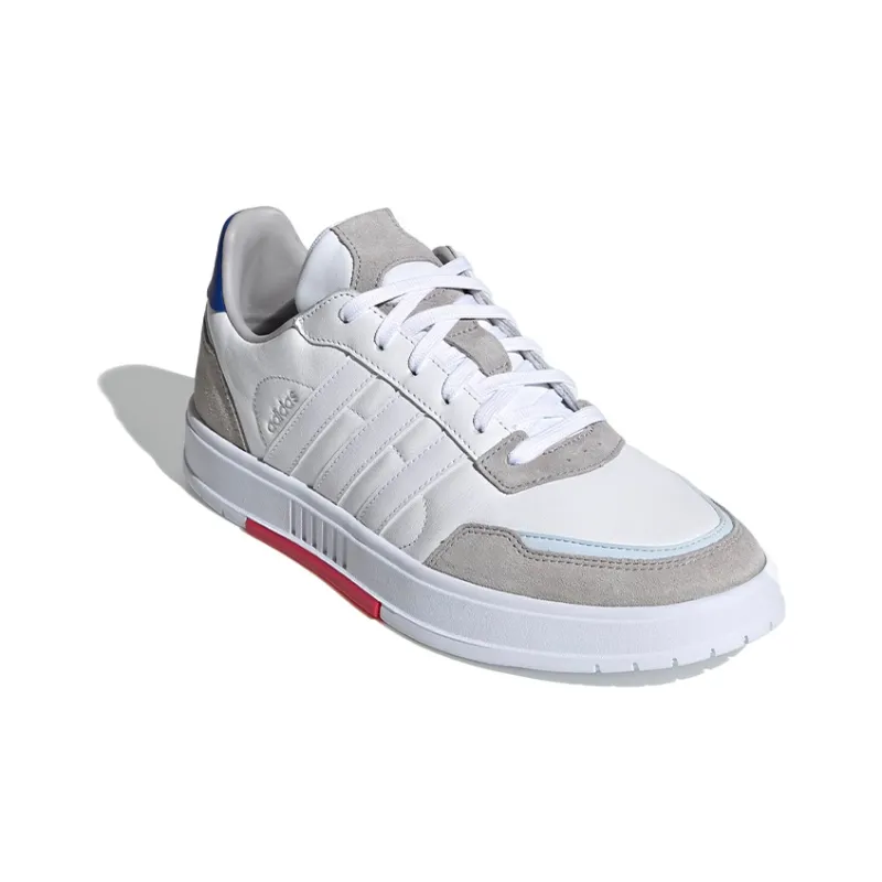Adidas Neo Courtmaster 'Creamwhite Gray Red'-2
