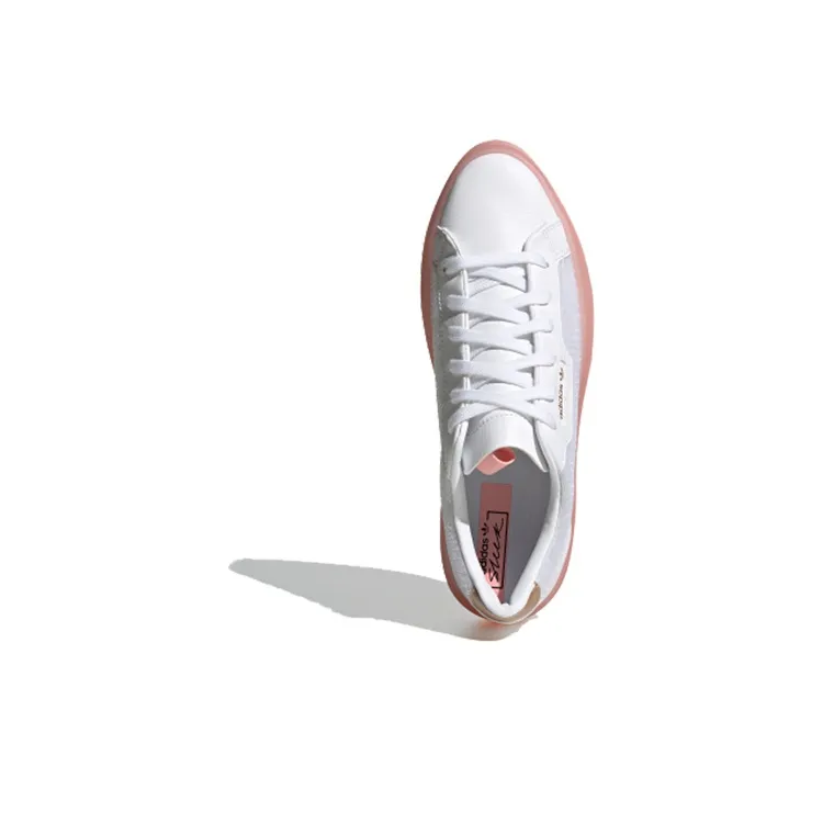 Sleek Women's Adidas Originals Super 'White Glow Pink' Women's-4