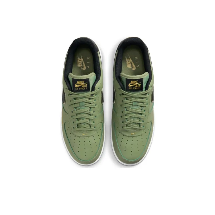 Nike Air Force 1 Low '07 LV8 Double Swoosh Olive Gold Black-3