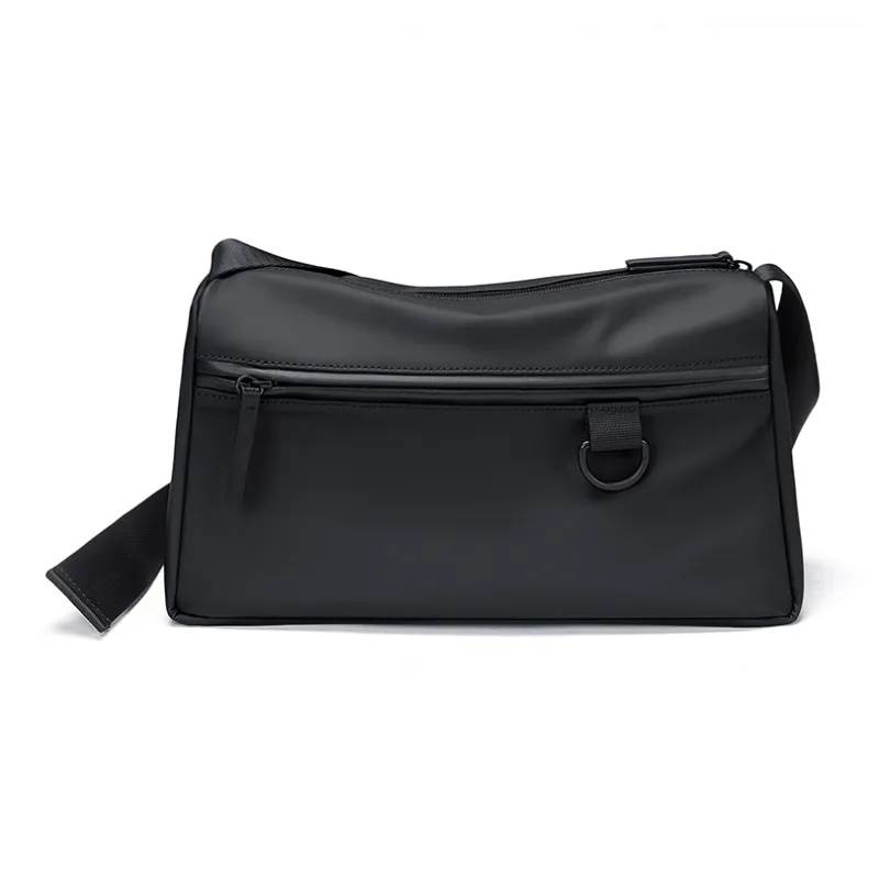 GOLF Fabric With Synthetic Leather Crossbody Bag Shoulder Bag Medium Size Men's Black/Gray-3