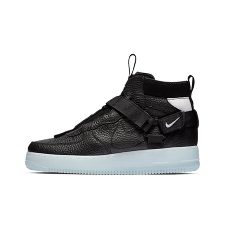 Nike Air Force 1 Mid Utility Black Half Blue-0