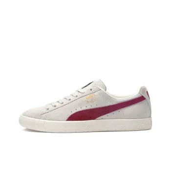 PUMA Clyde 'From The Archive Vaporous Grey Red Dahlia'